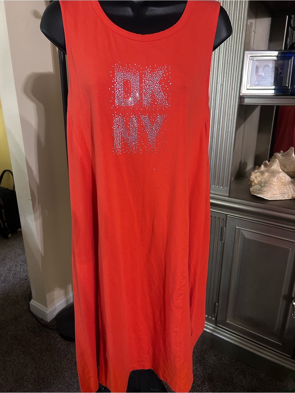 DKNY Women’s Sleeveless Logo Dress